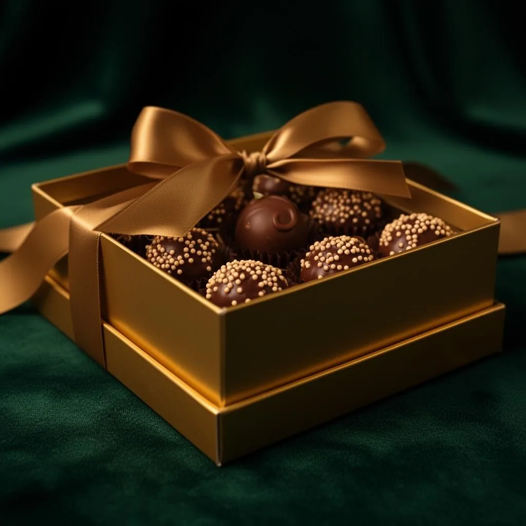 Caixa premium de brigadeiros gourmet